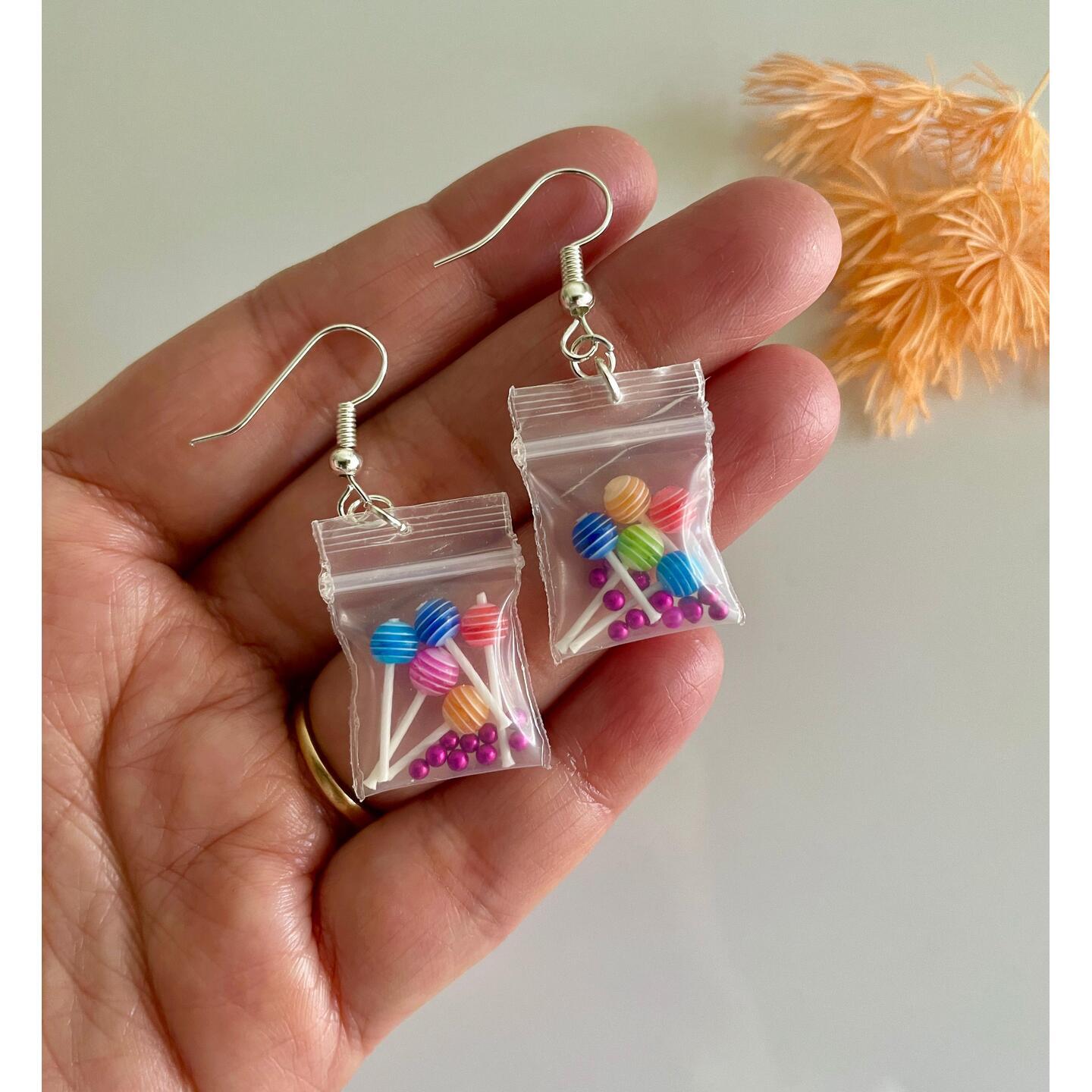 Miniature Colorful Candy Earrings