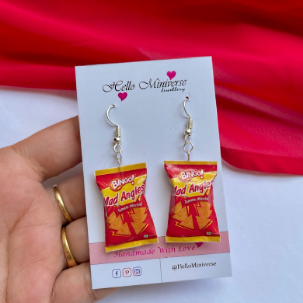 Bingo Mad Angle Earrings 