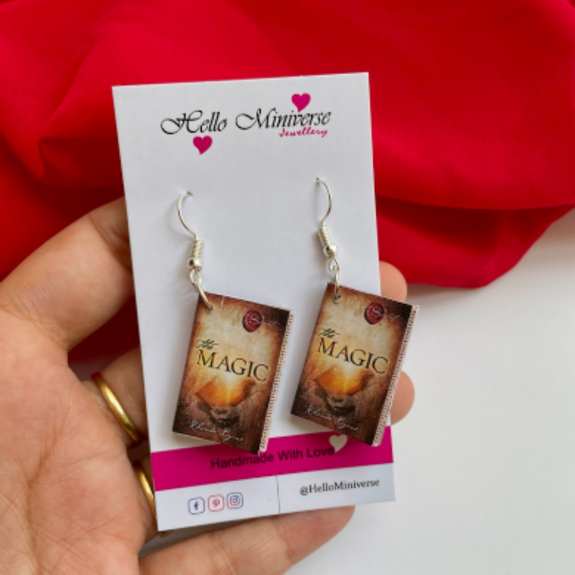 The Magic Book Earrings