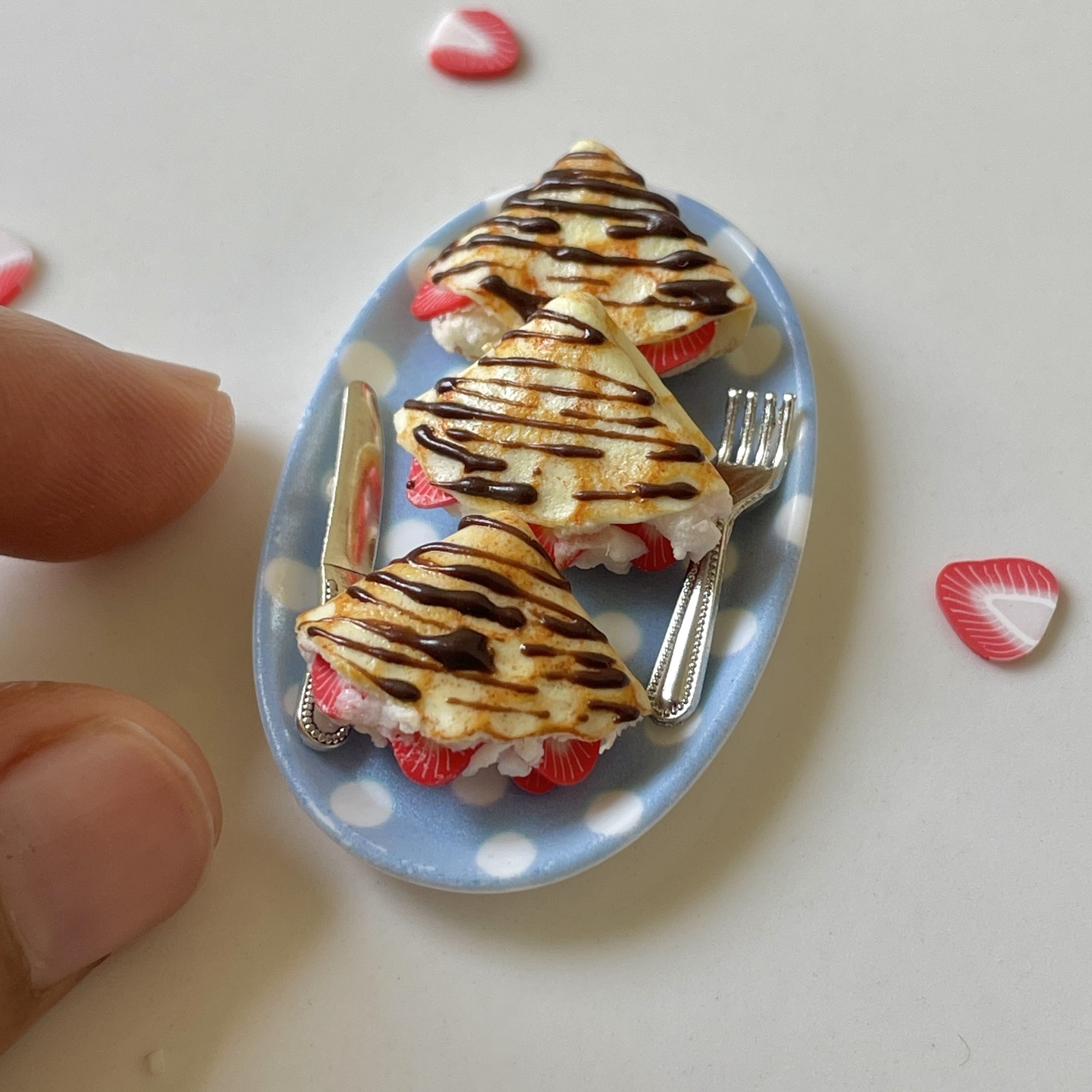 Miniature Pancake Fridge Magnet