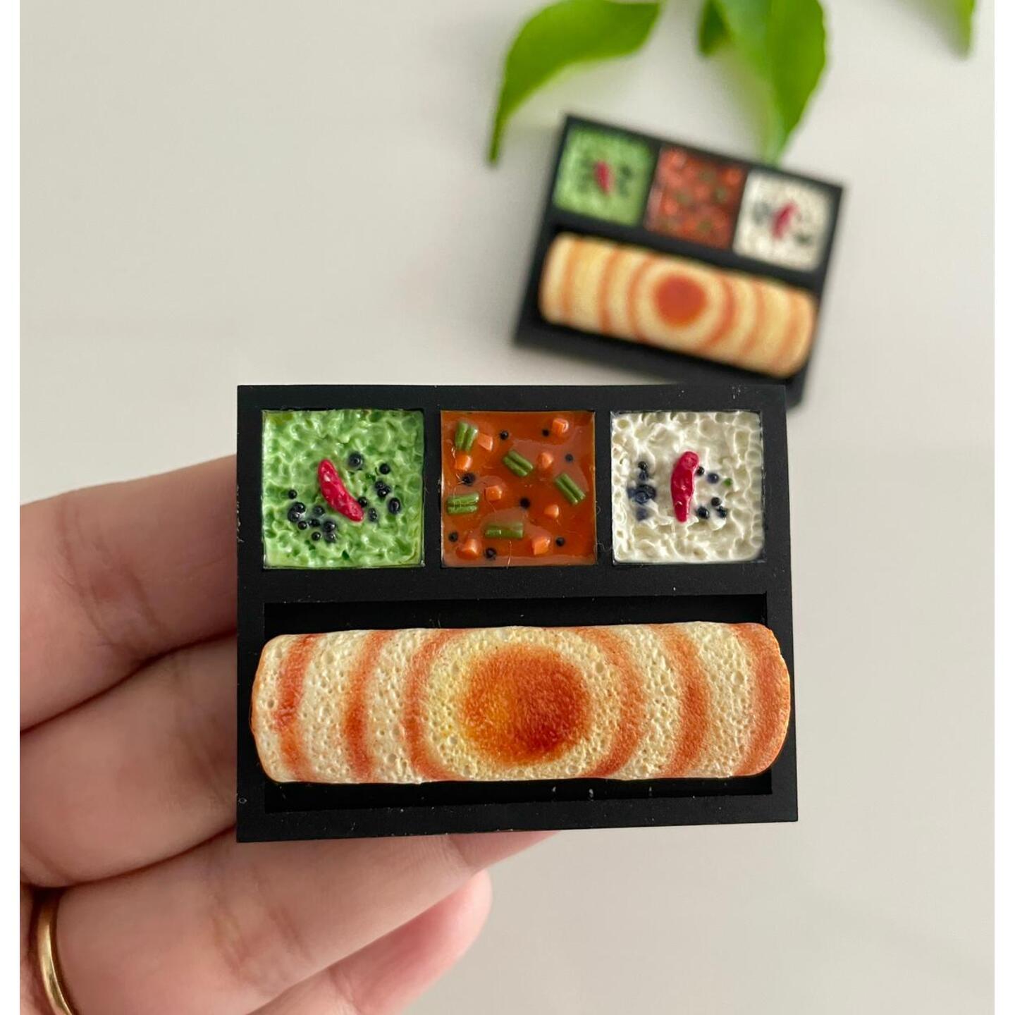 Miniature Dosa Fridge Magnet