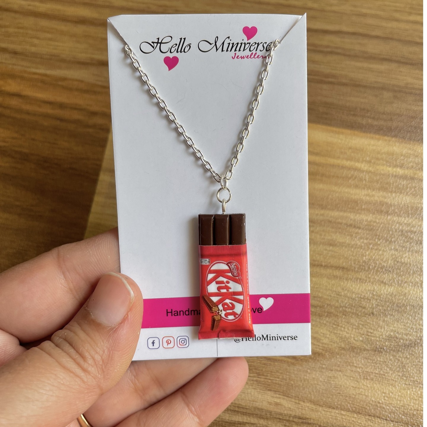 Miniature Kitkat Necklace