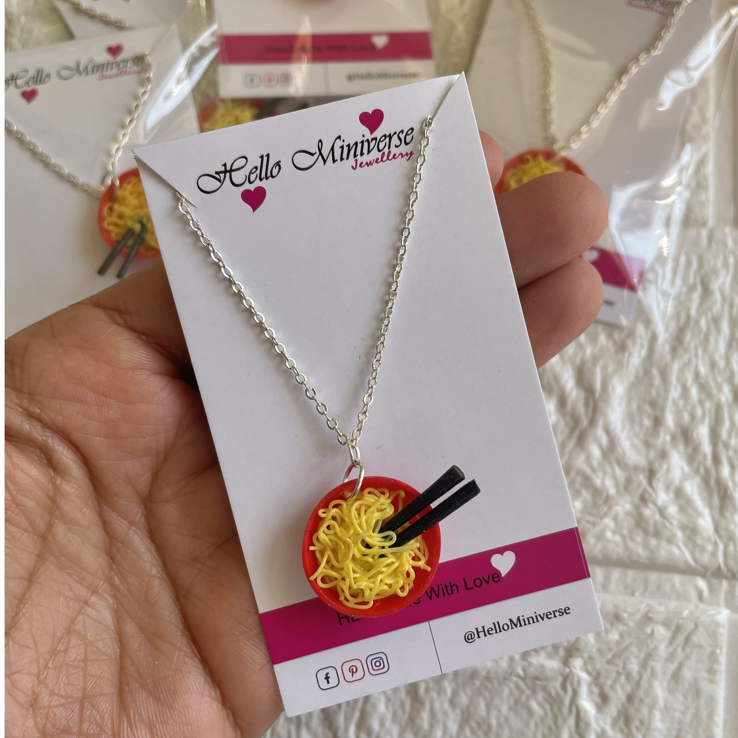 Miniature Noodles Necklace