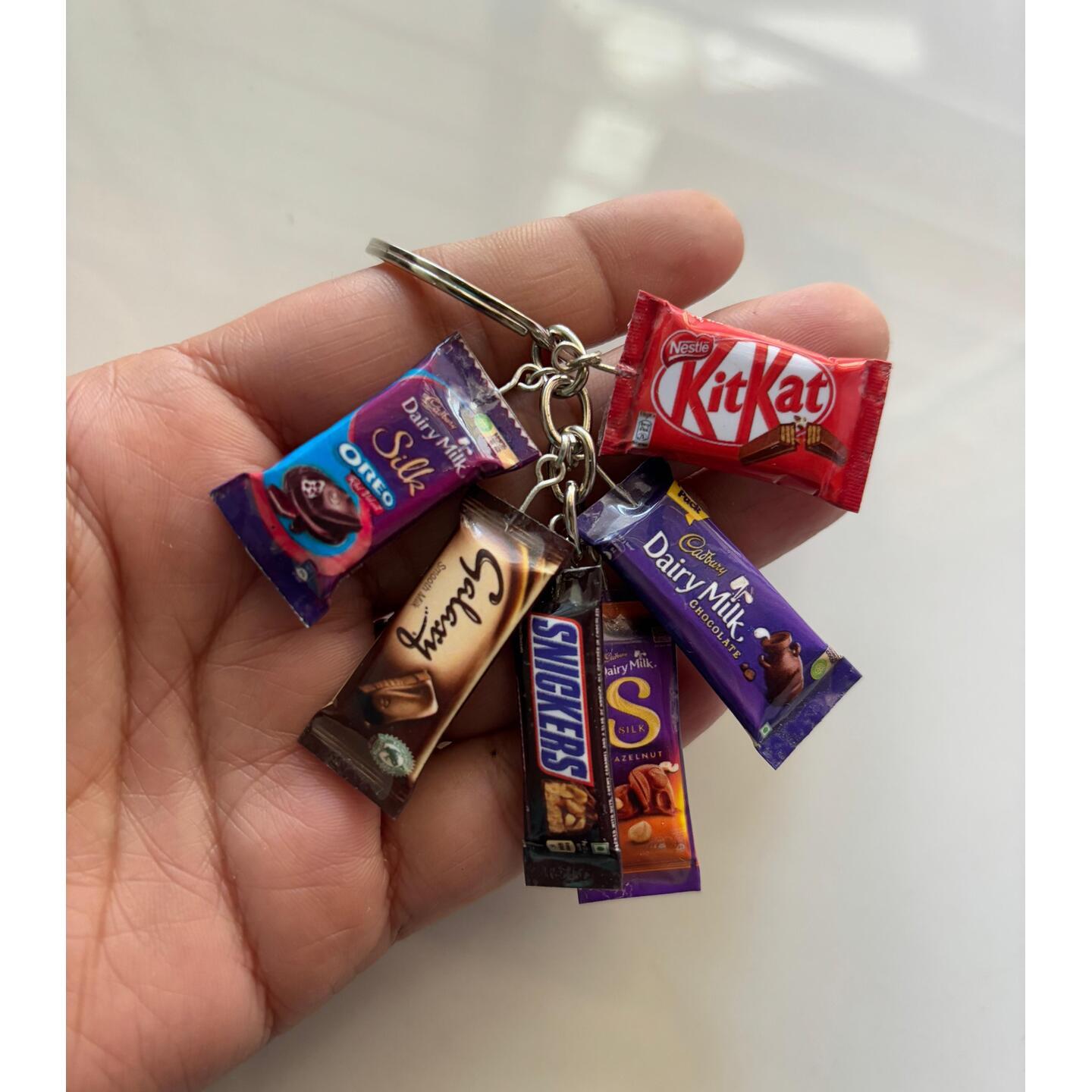 Miniature Chocolates Combo keychain