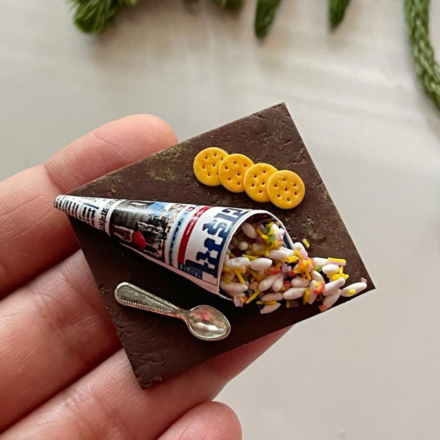 Miniature Bhel Puri Fridge Magnet