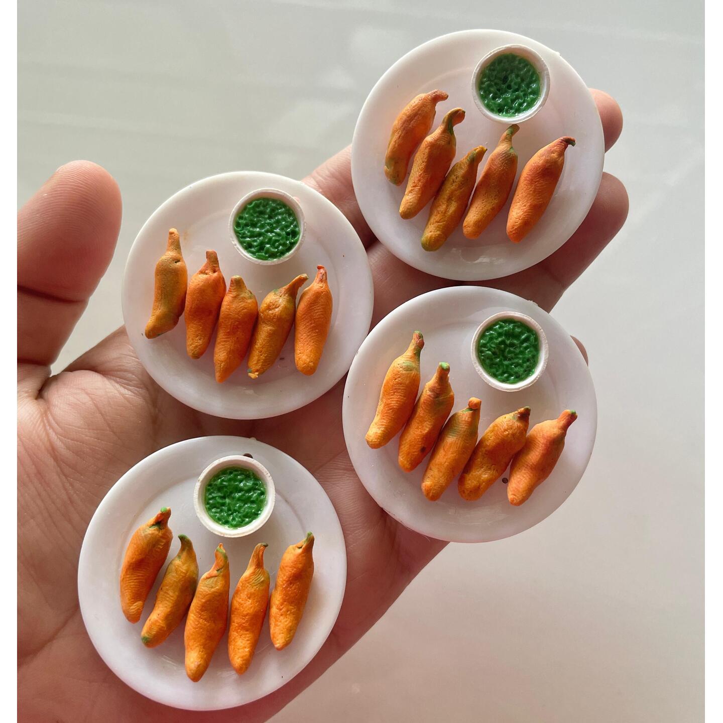 Miniature Mirchi Bajji Fridge Magnet