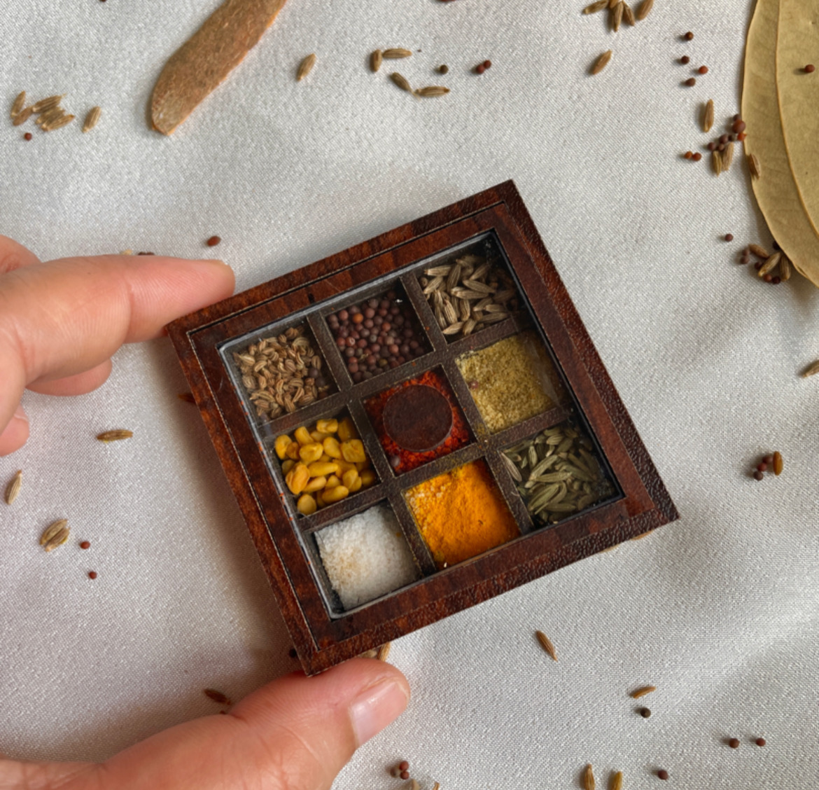 Miniature Masala Box Fridge Magnet