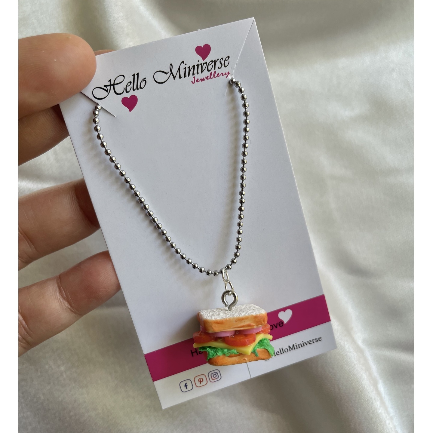 Miniature Sandwich Necklace 