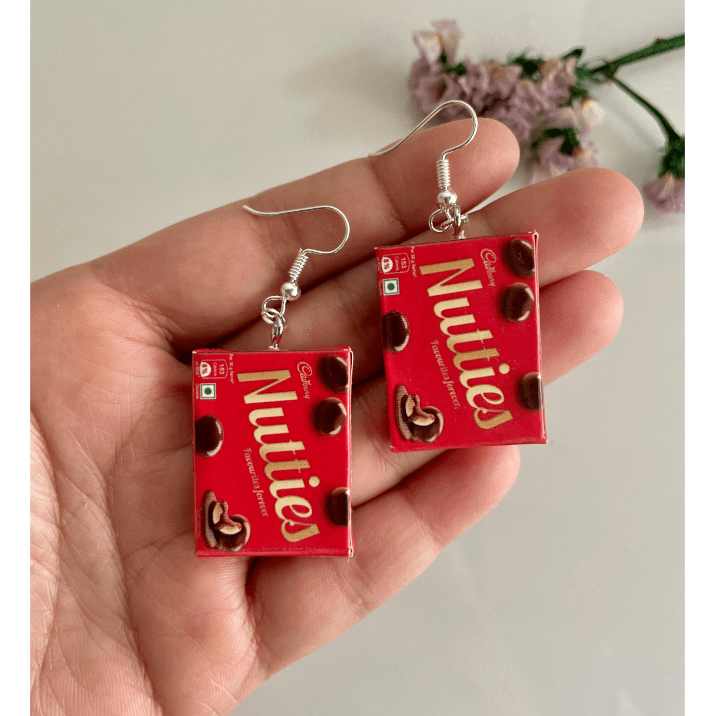 Miniature Nutties Chocolate Earrings