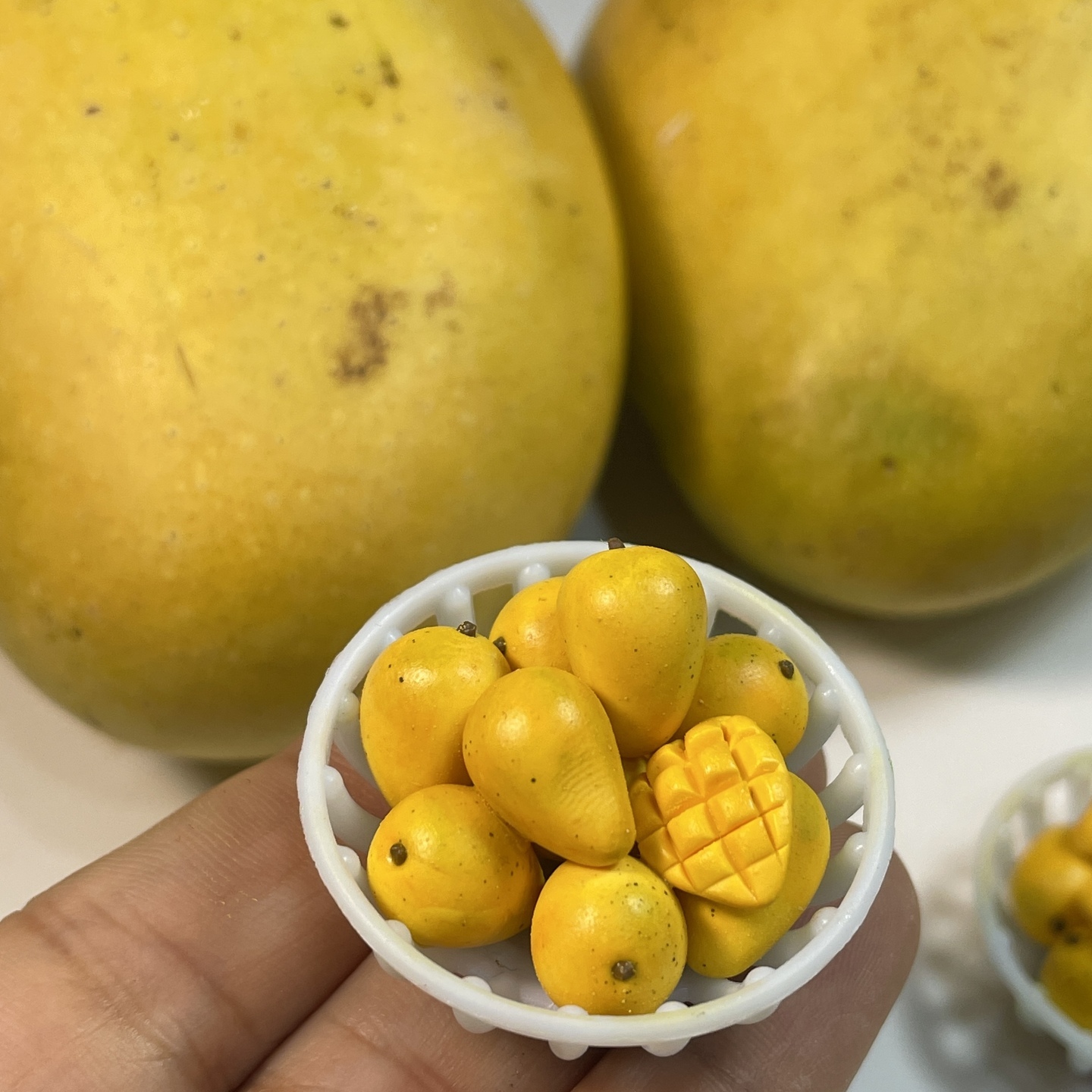 Miniature Mango Bunch Magnet 