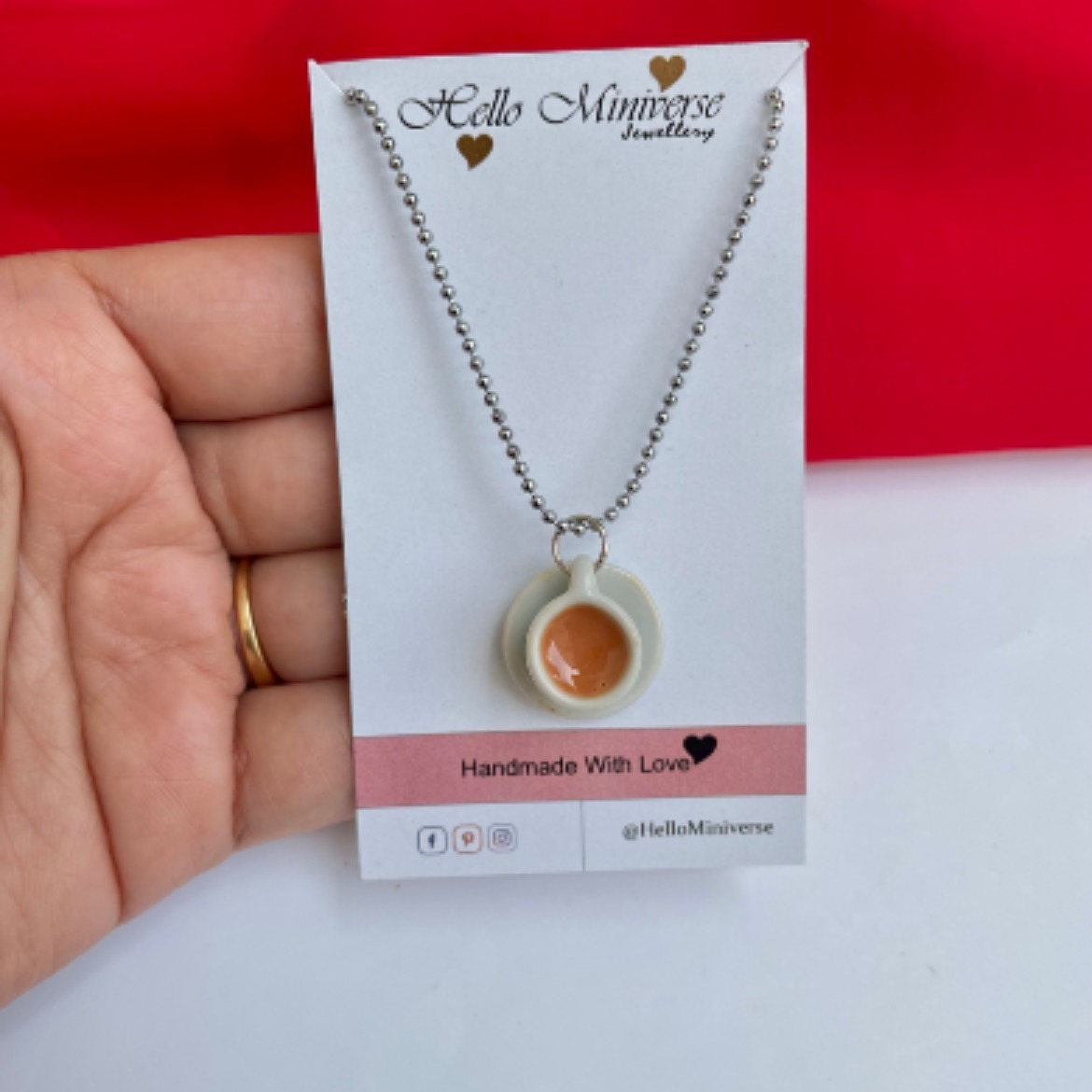 Tea Cup Necklace
