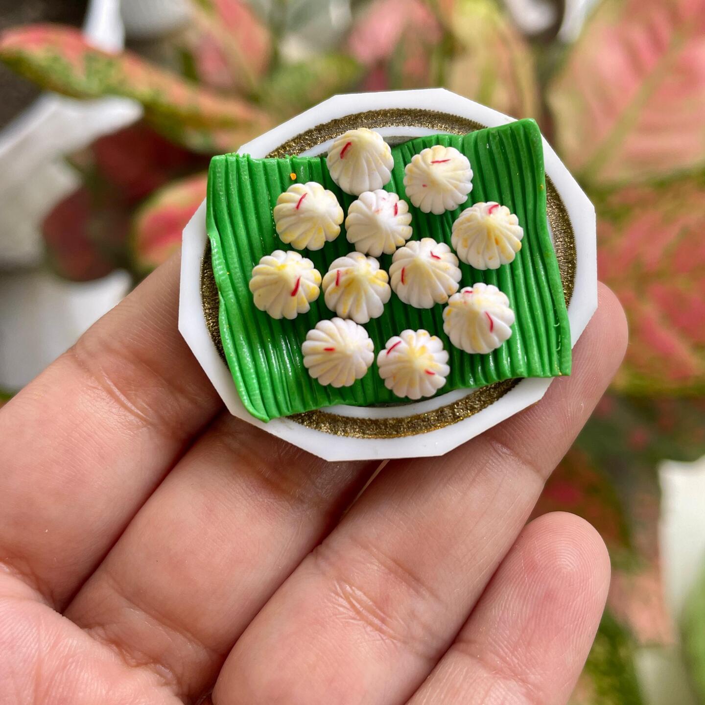 Miniature Modak Fridge Magnet