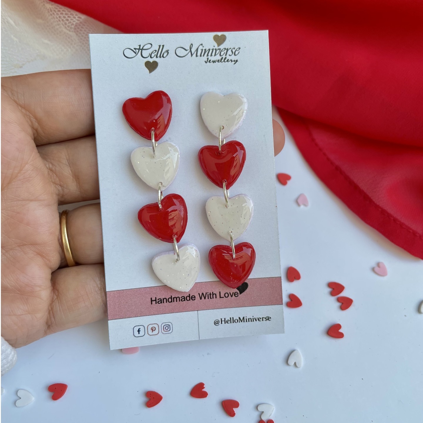 Miniature Valentine Day Special Earrings