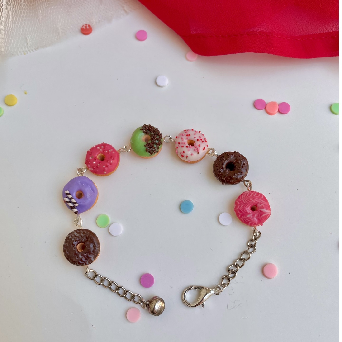 Miniature Donuts  Bracelet