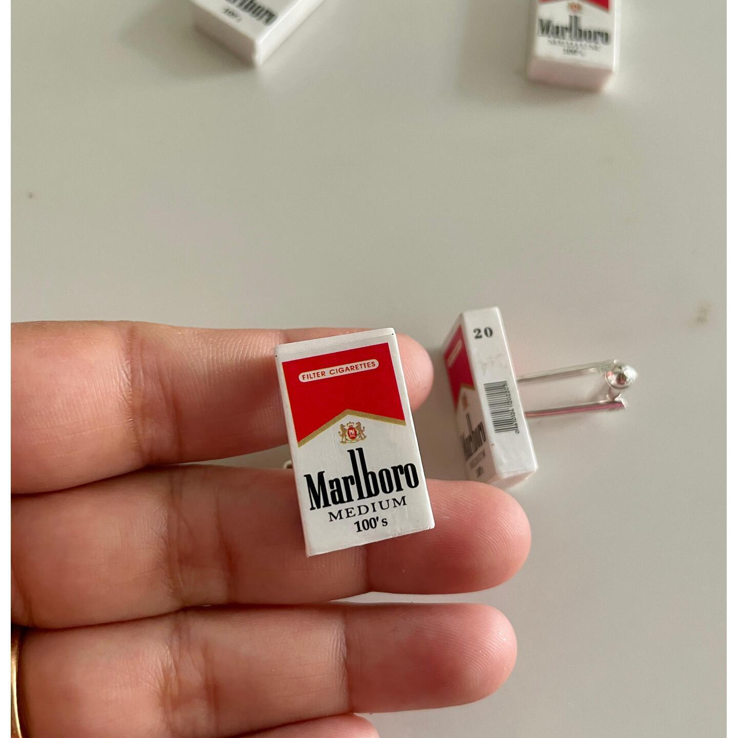 Miniature Cigarette Box Cufflinks
