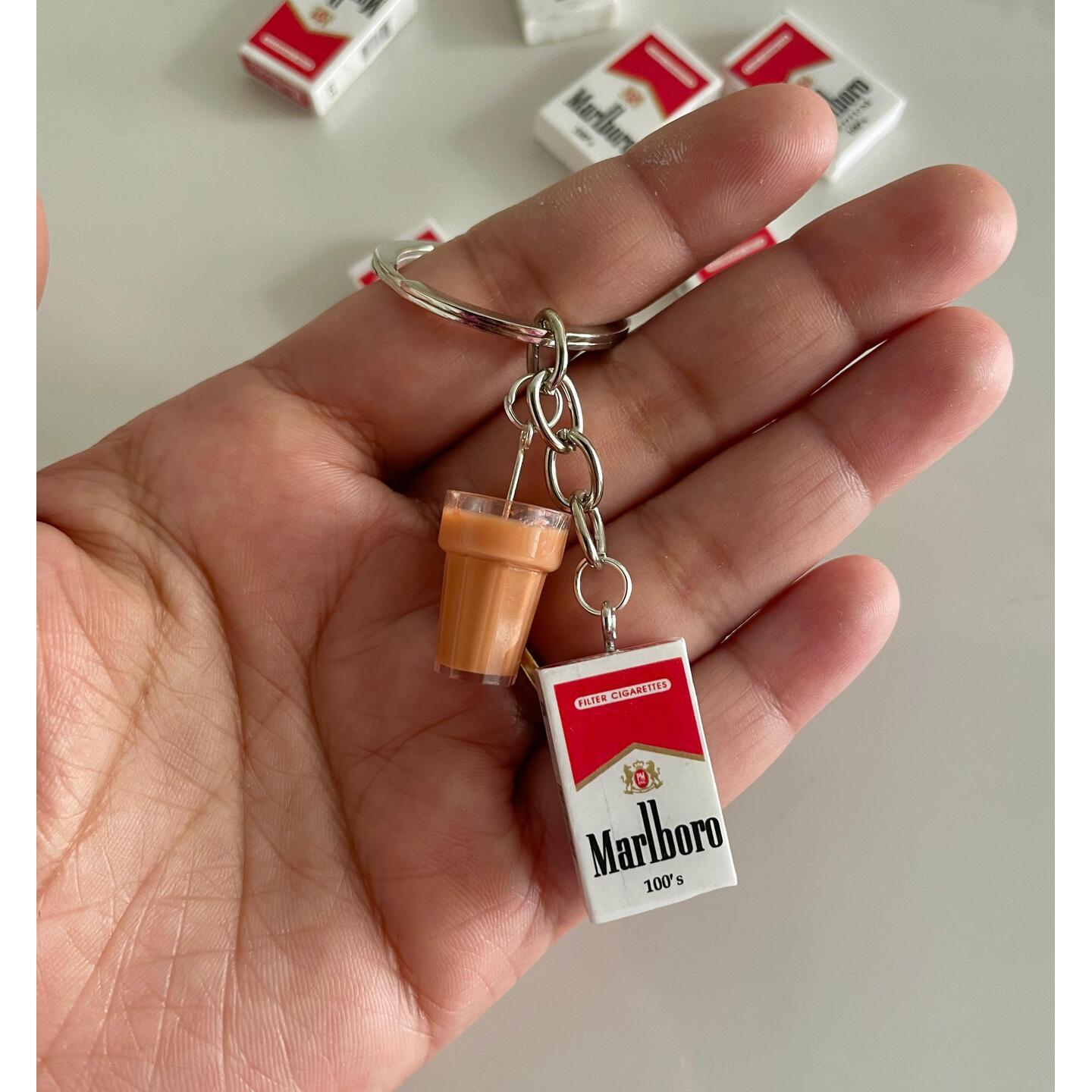 Miniature Playing Cards With Chai Keychain 