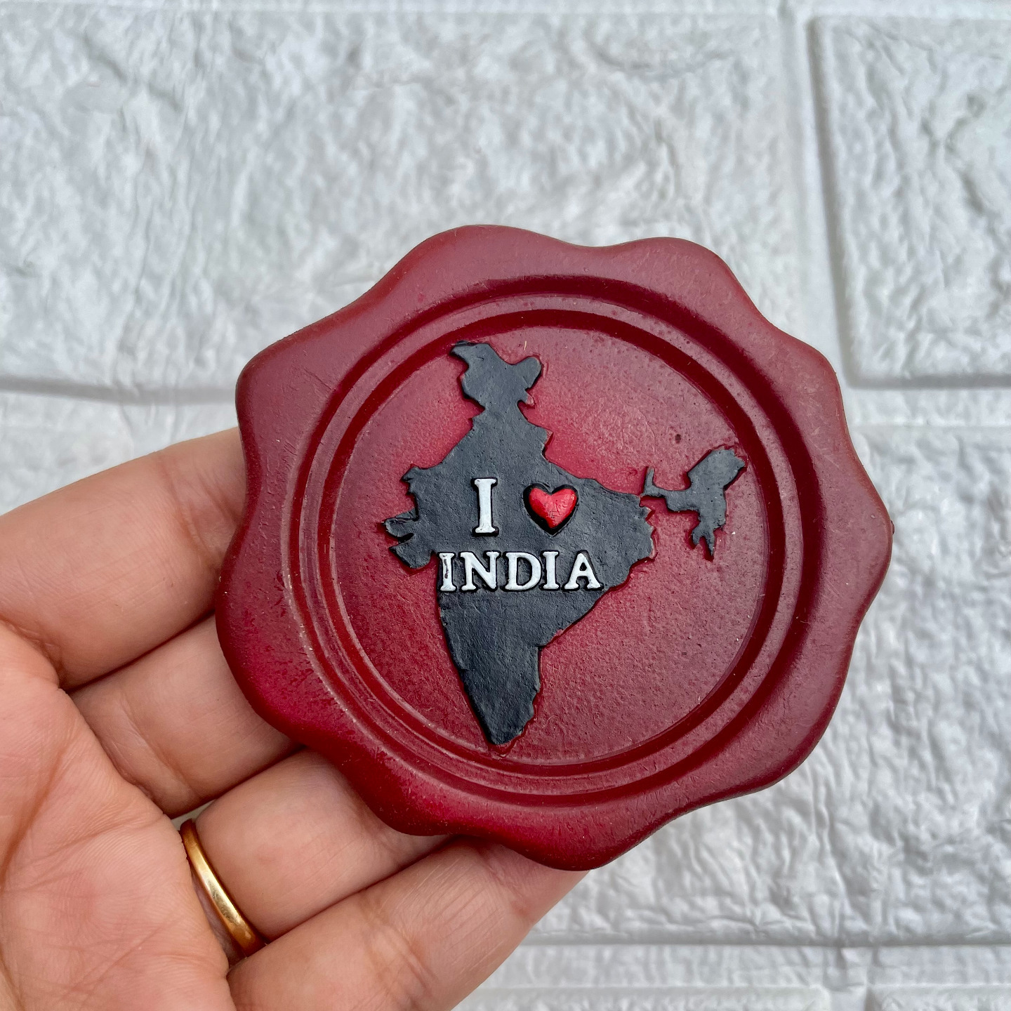 India Map Fridge Magnet