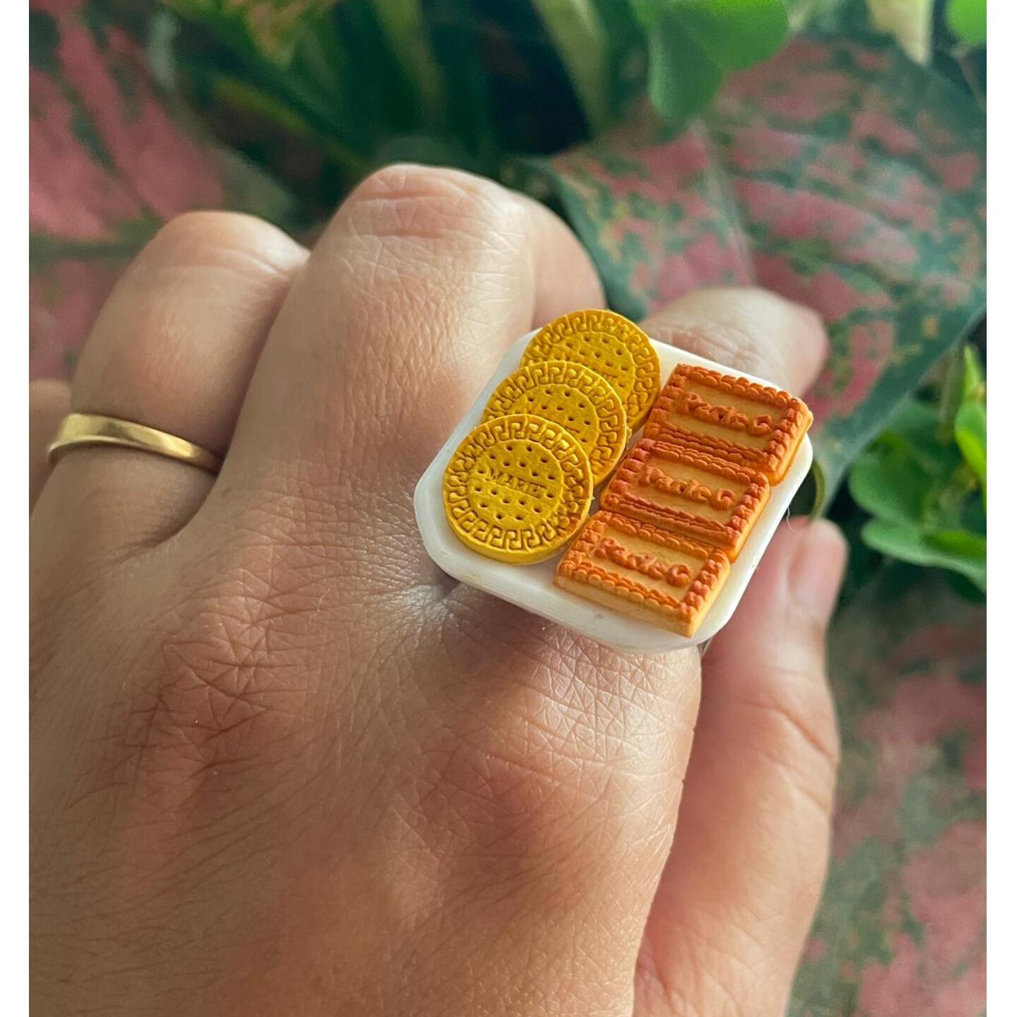 Miniature Biscuit Combo Ring