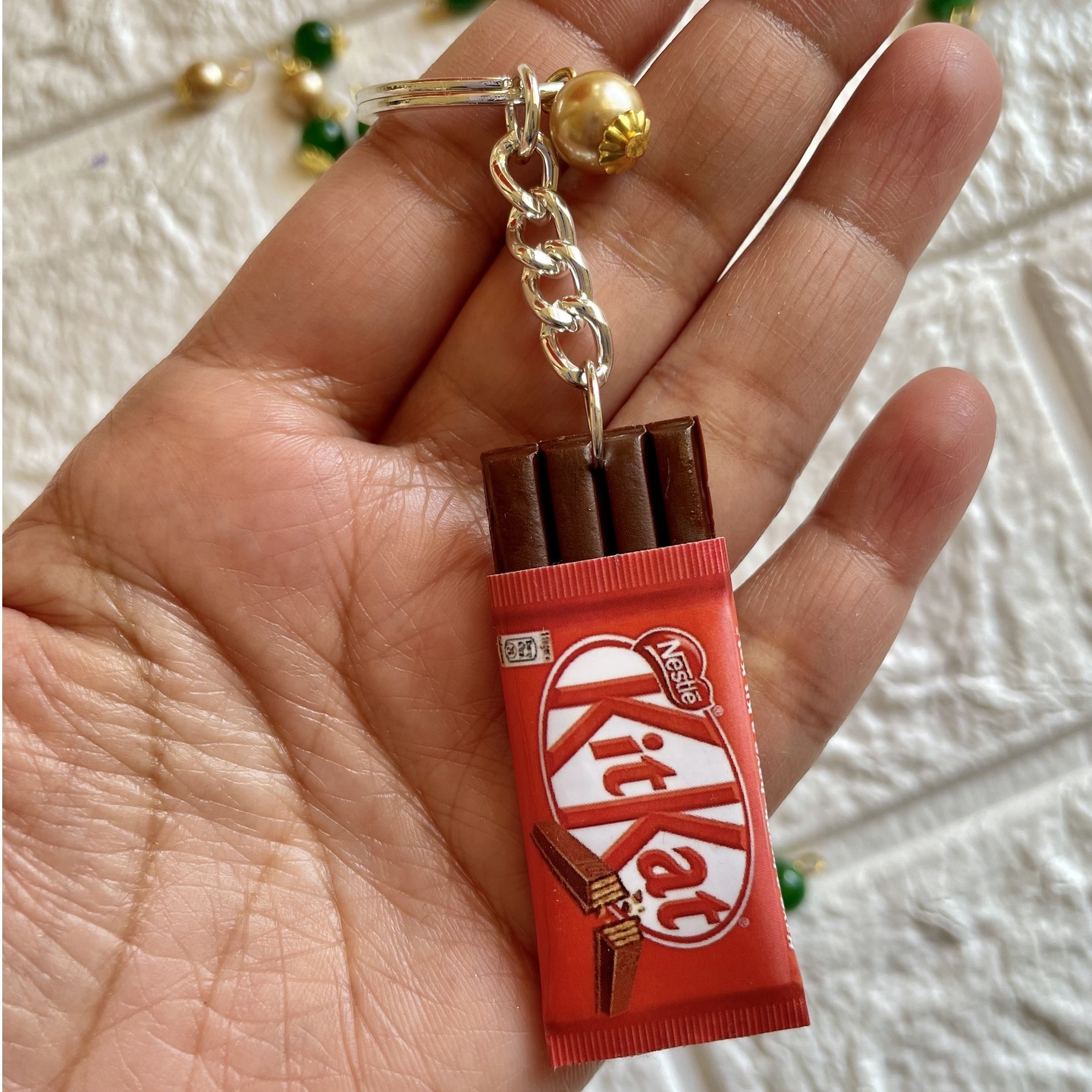 Miniature Kitkat Keychain