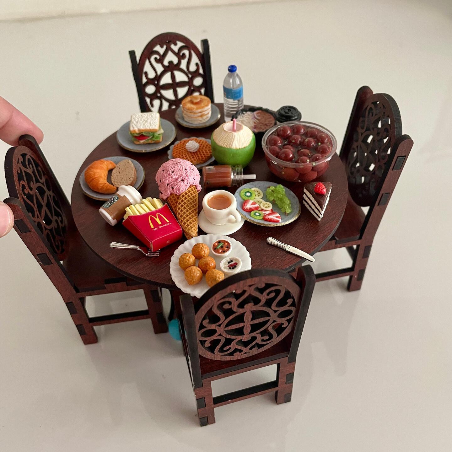Miniature Snacks Combo With Dining Table