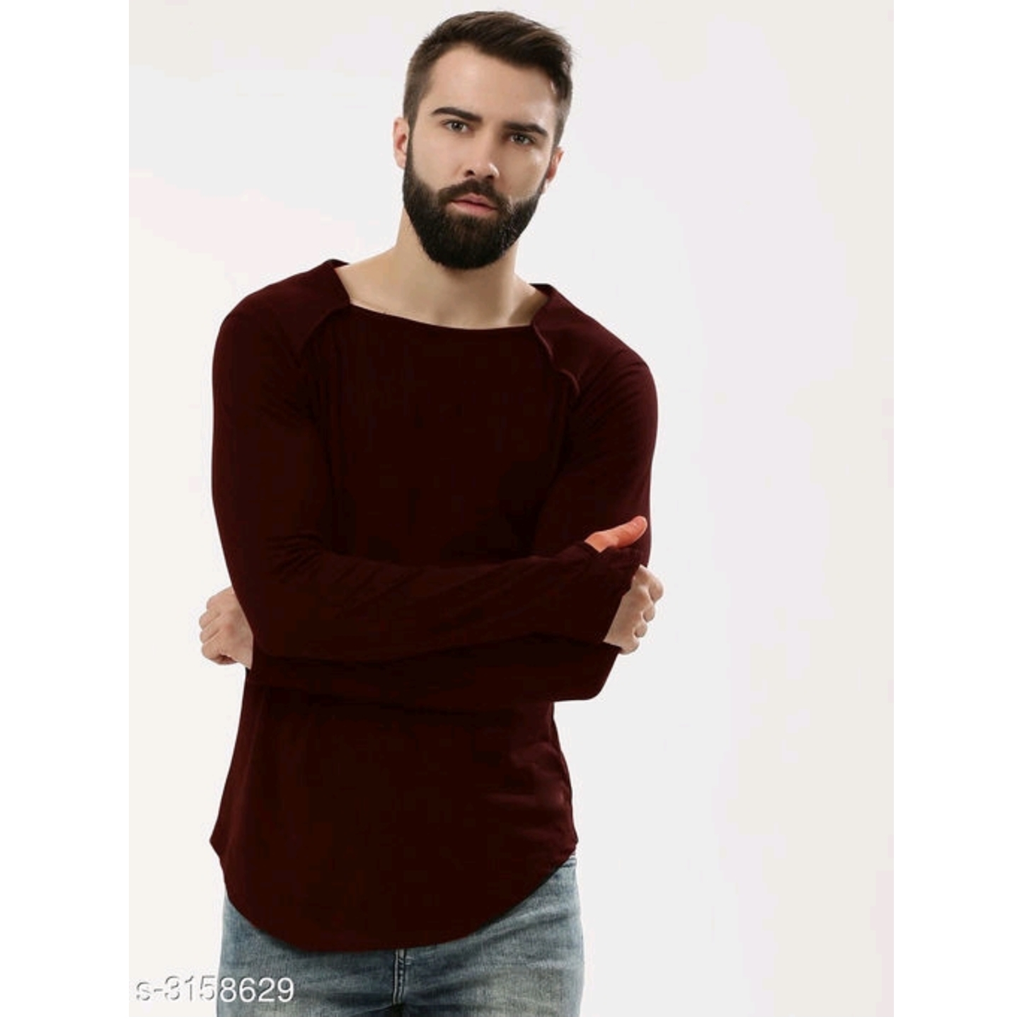 Full Sleeve Designer Men's T-Shirt