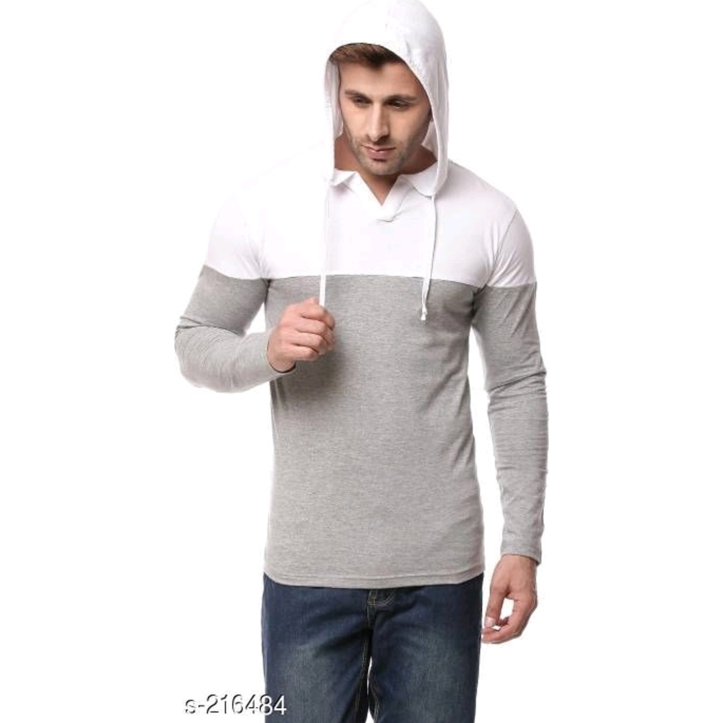 Stylish Full Sleeves Hoodie T-Shirt