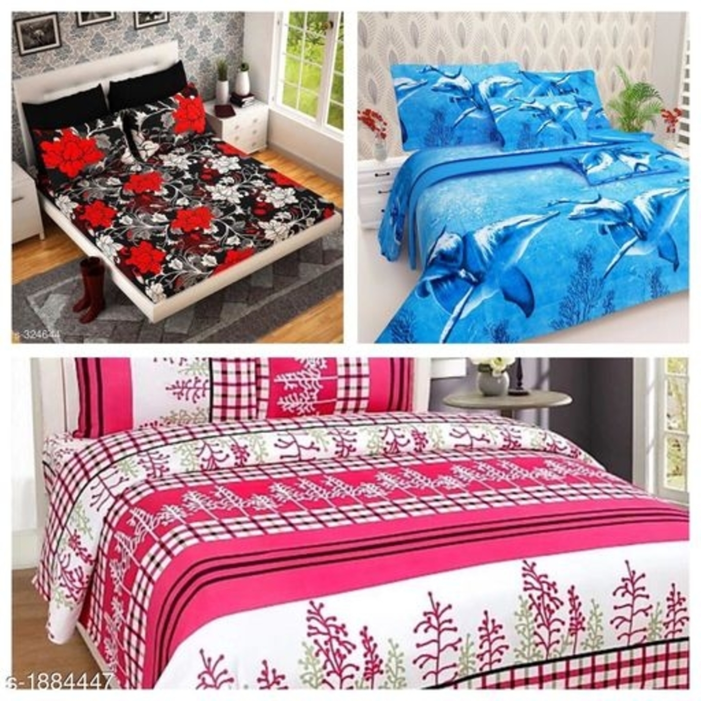 Splendor Heritage Cotton Printed Double Bedsheets