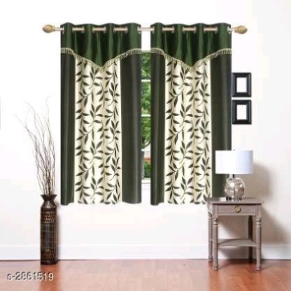 Vintage Polyester Window Curtains