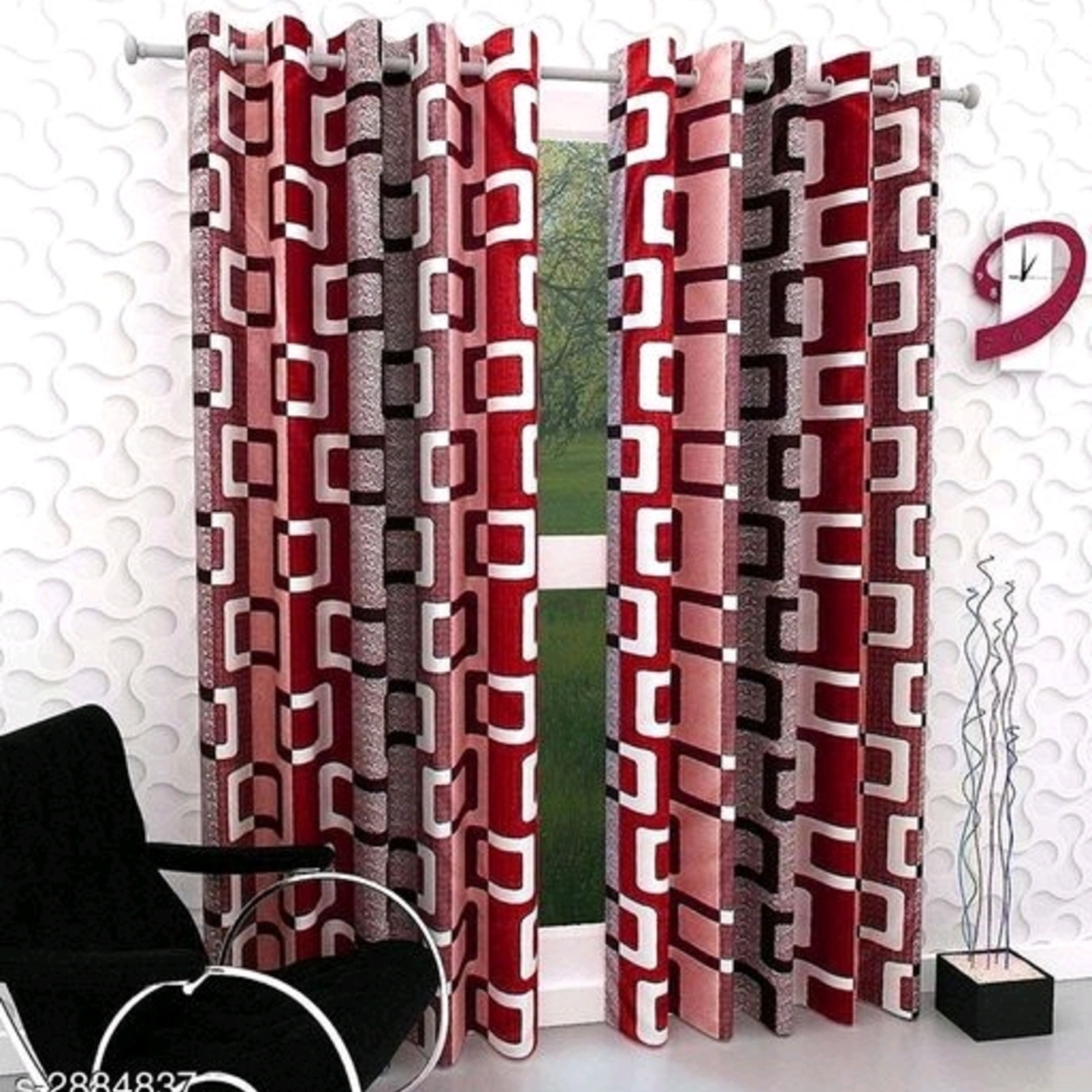  Polyester Designer Door Curtains