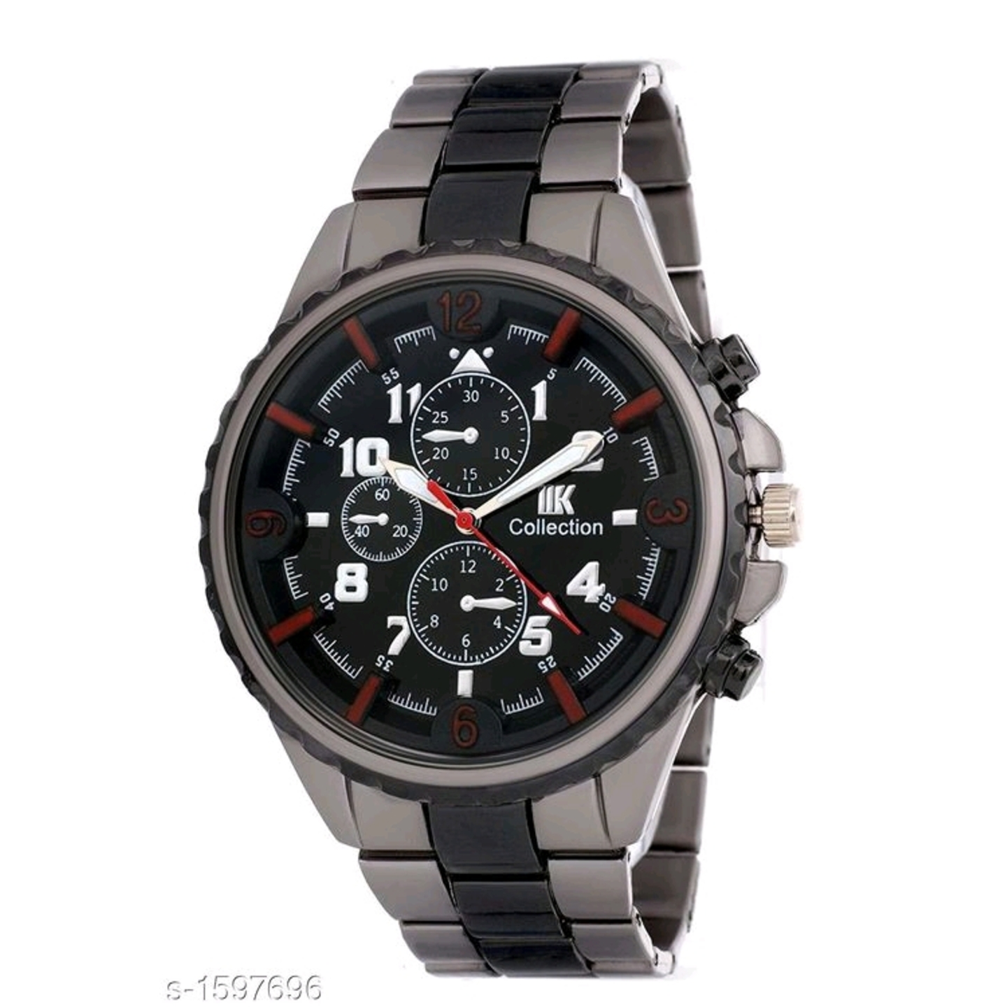 Elite Men's Metal Analog Watch