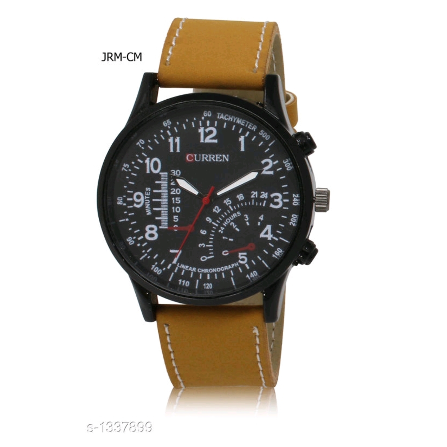 Trendy Synthetic Leather Analog Men's Watch