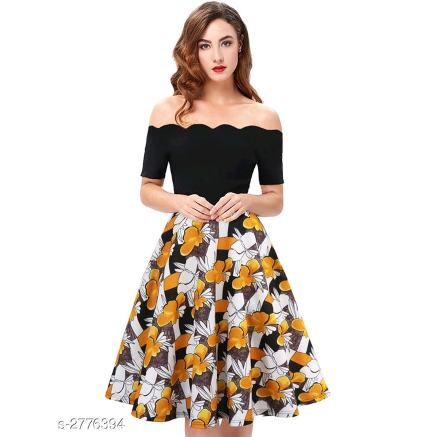 Fancy Cotton Printed Women's Dress