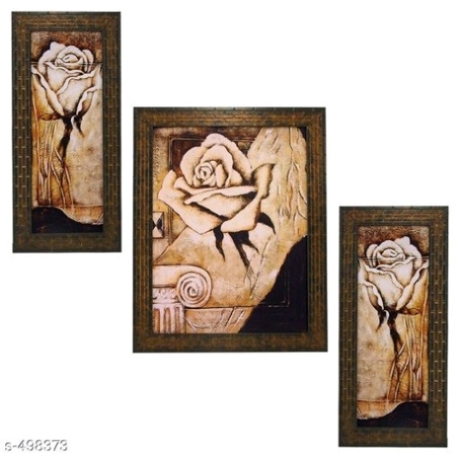 Stylish Wall Paintings (Set Of 3)