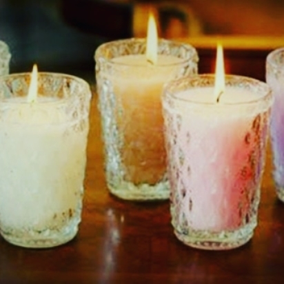 Candle Wax Votive set