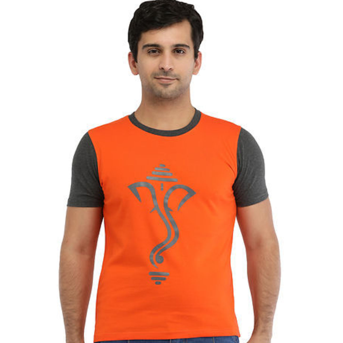 GANESH ART PRINTED COTTON T-SHIRT