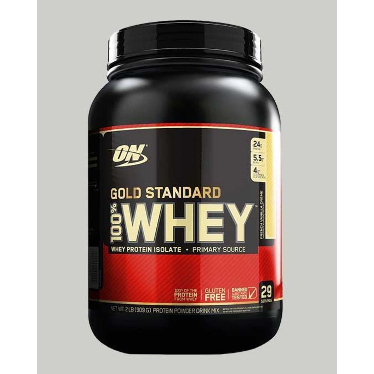 WellnessMart ON 100 Gold Standard Whey Protein French Vanilla 2 lbs