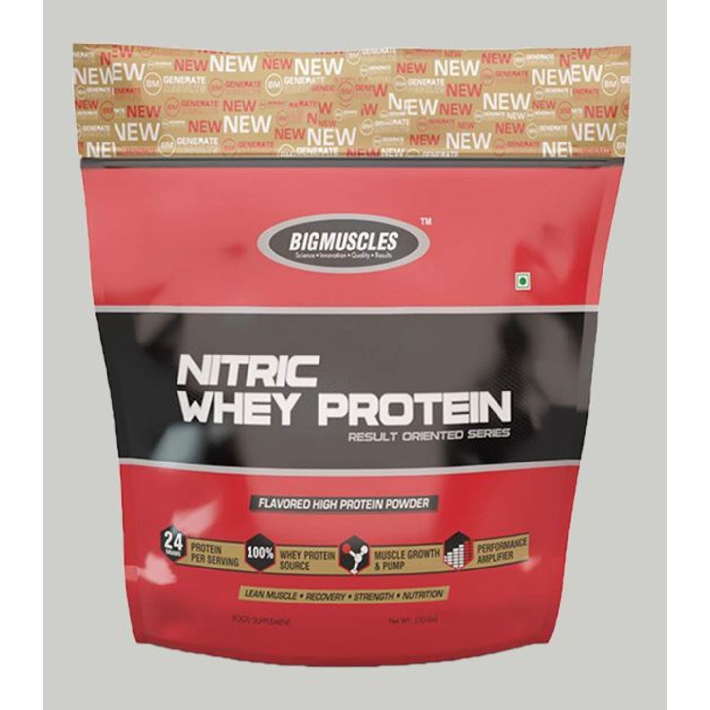 MastMart Bigmuscles Nutrition Nitric Whey Protein Rich Chocolate 10 lbs