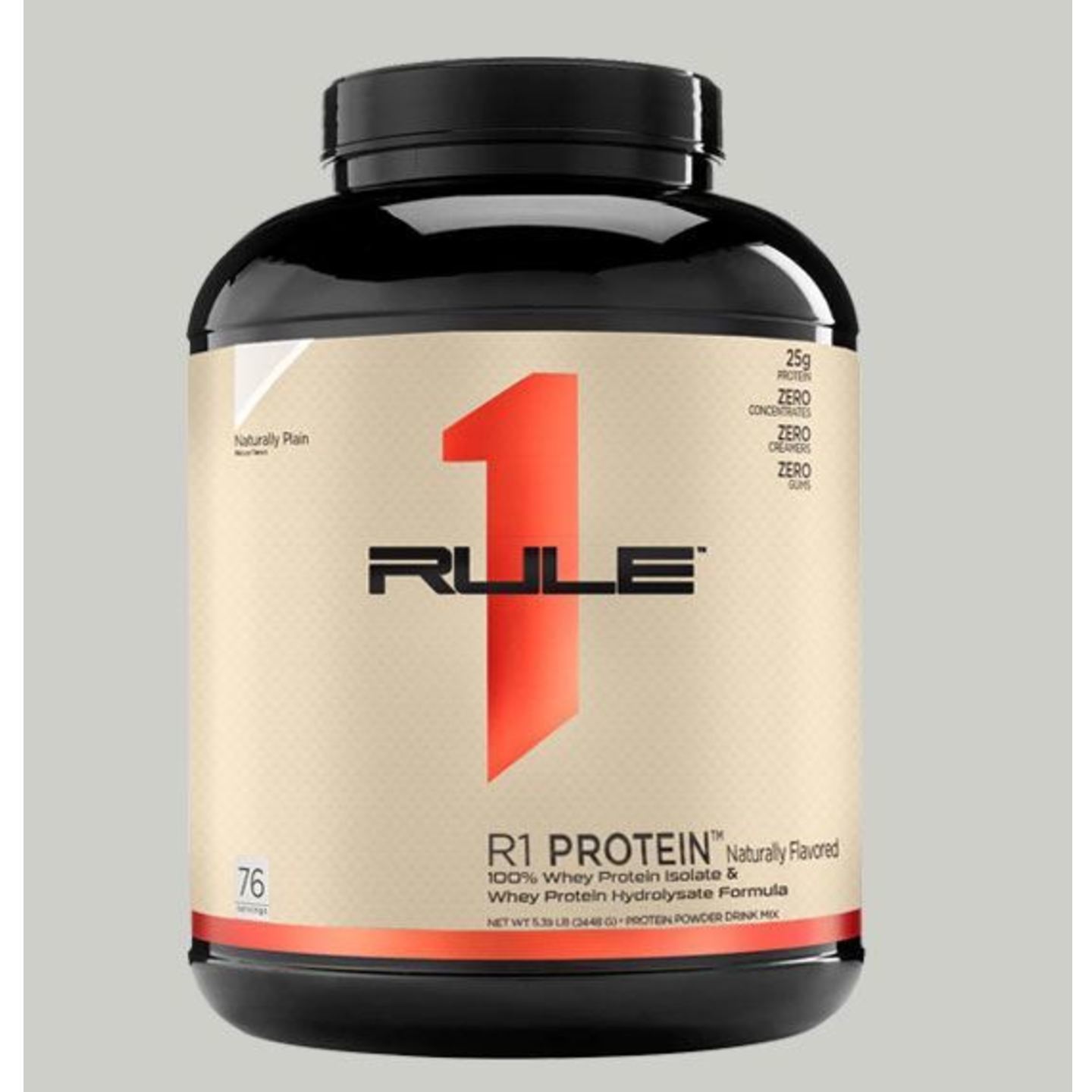 WellnessMart R1 Whey Protein Naturally Plain 4.78 lbs