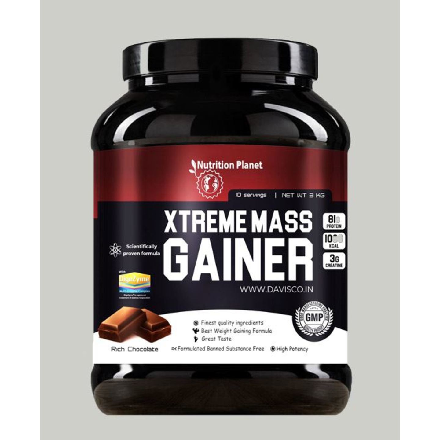 Nutrition Planet - Xtreme Mass Gainer Chocolate 3 kg