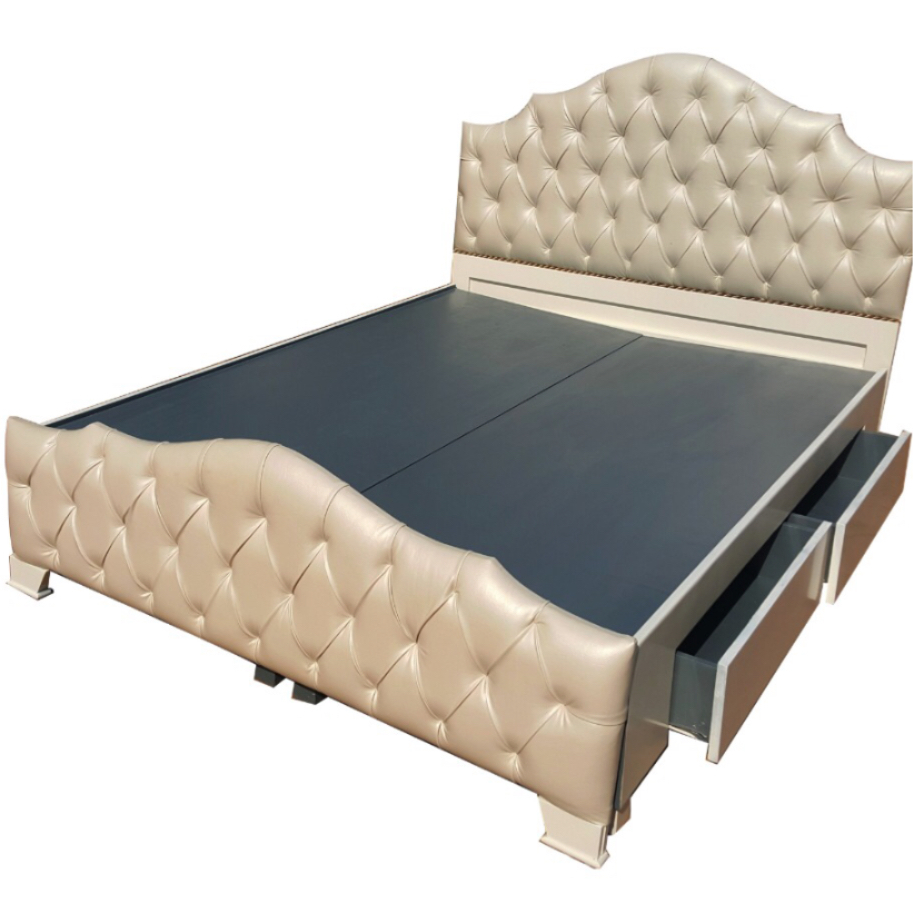 Queen size storage cot 