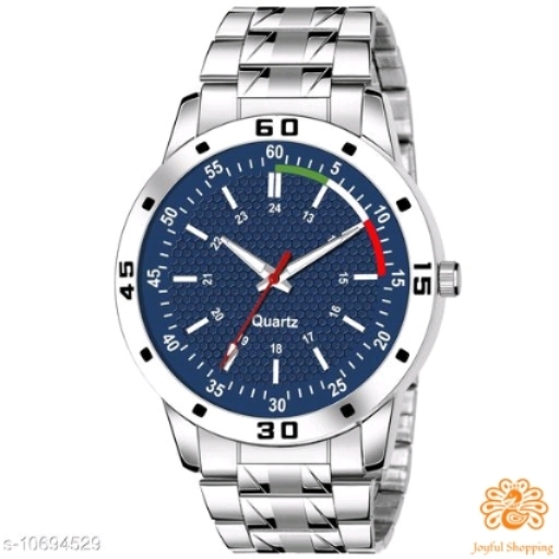 Casual Analogue Blue dial Silver strap