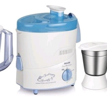 Philips HL1632 500 W Juicer Mixer Grinder  (Blue, 3 Jars)