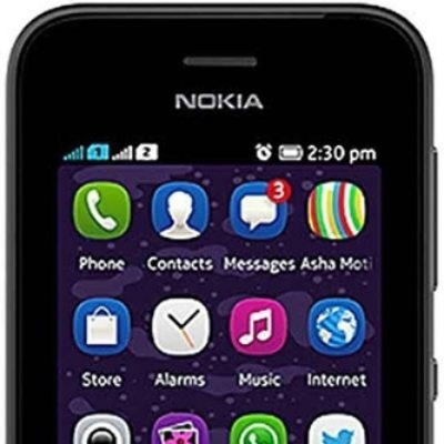 Refurbished Nokia Asha 230 Mobile Phone Black (6 Months Warranty)*