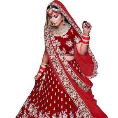 *Women's Satin Embroidered Lehenga Choli With Dupatta*
