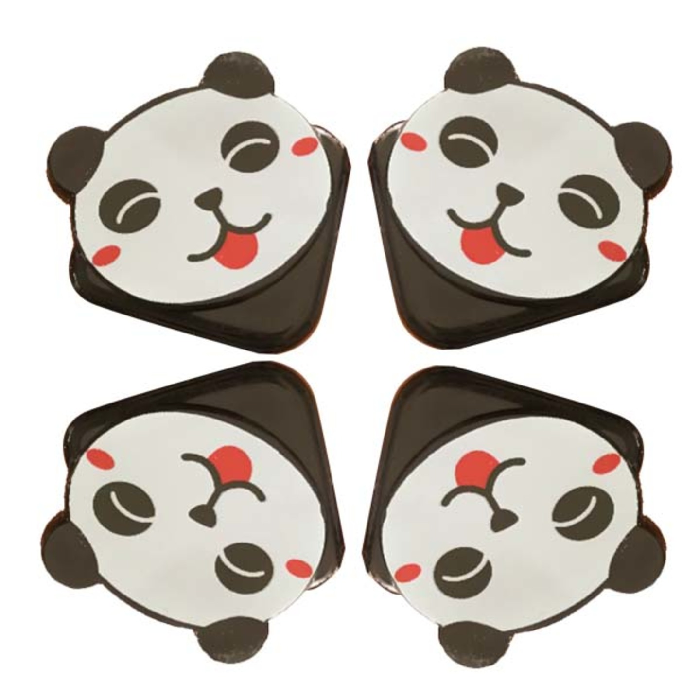 KiddySafe Panda Shaped Corner And Edges Guard - Pack of 4