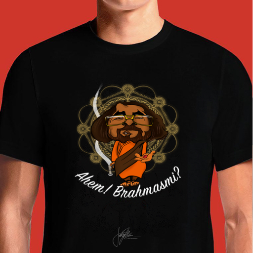 SacredGurujiAhemBrahmasmi_MEN_BLACK