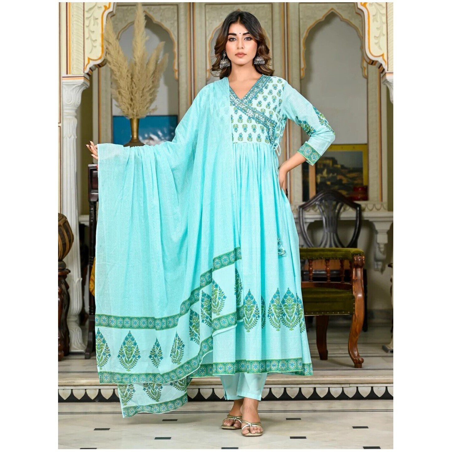 Royal rama anarkali suit set