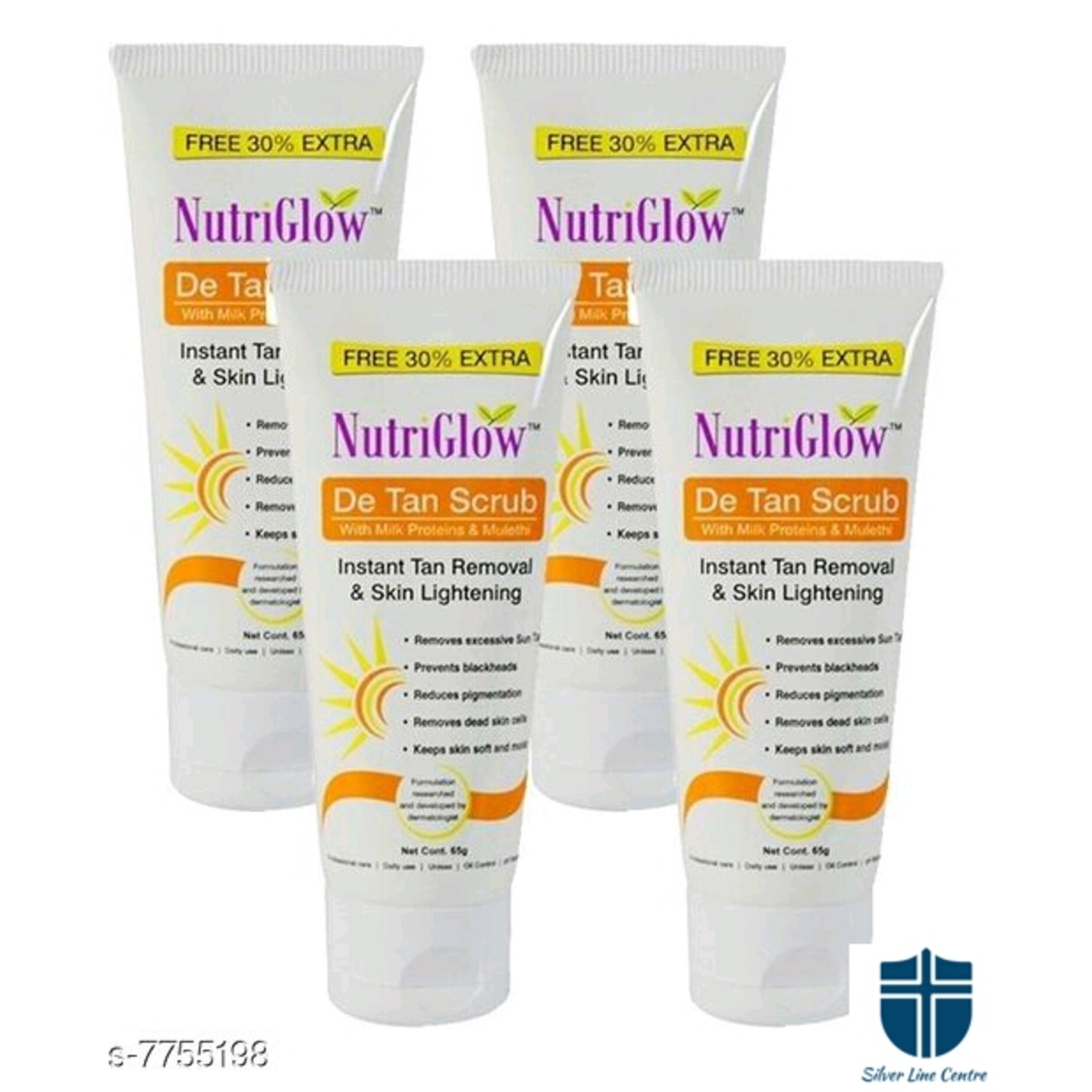 Nutri Glow De Tan Scrub 4 pack