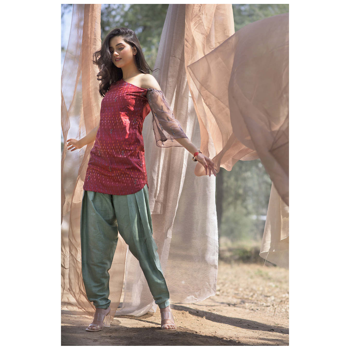 SILK DHOTI PANTS