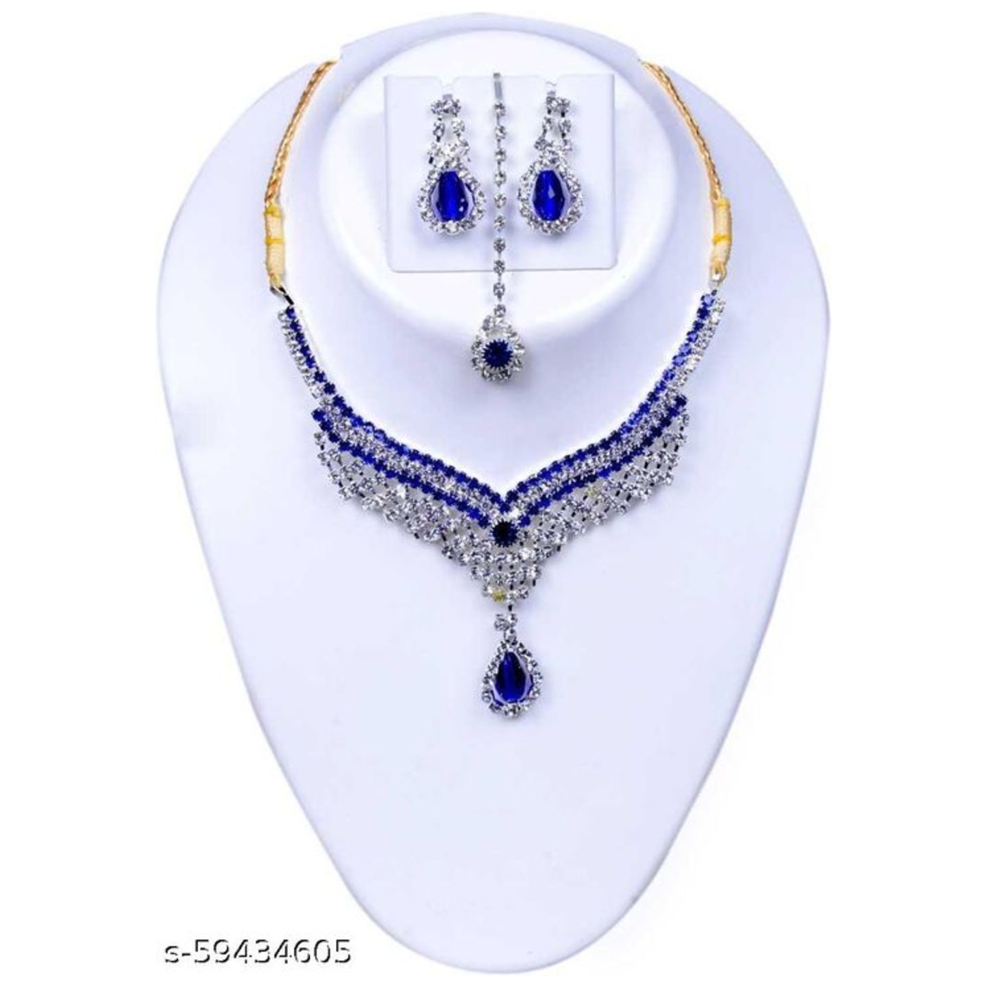 Elegant jewelry set size Free Size